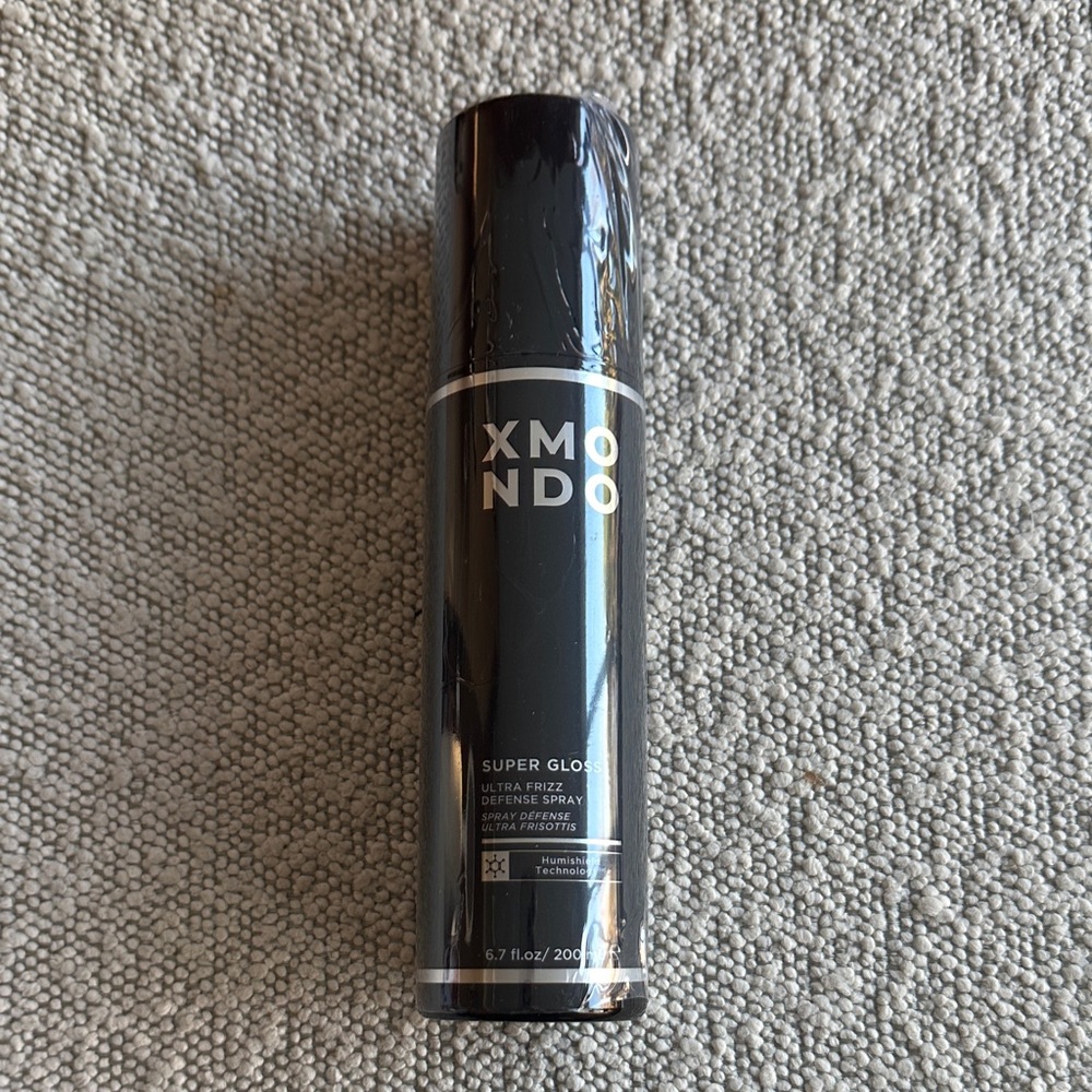 Super Gloss Ultra Frizz Defense Hair Spray - Black